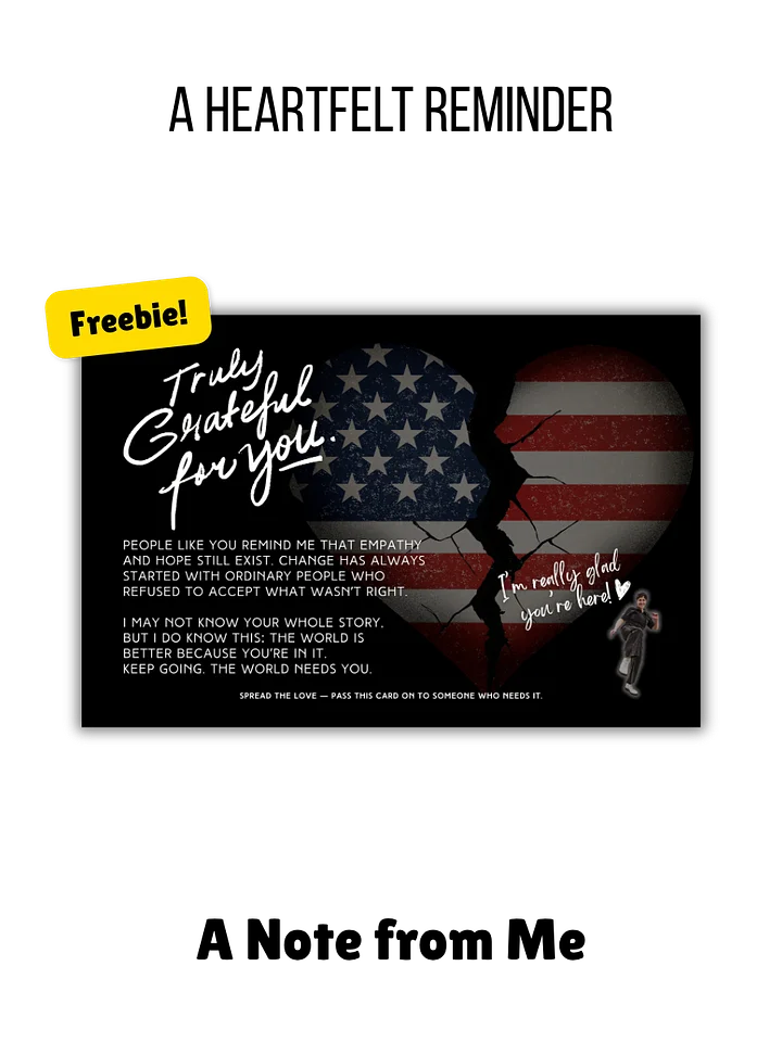 A Note From Me – Freebie (Digital Download) product image (1)