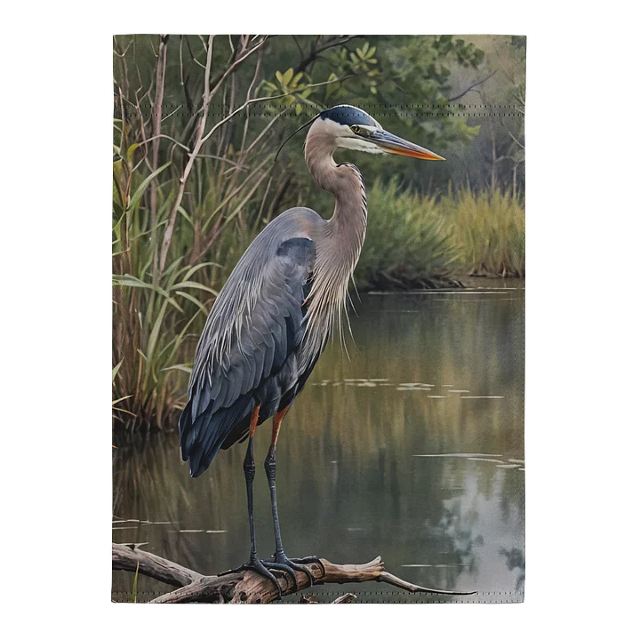 Great Blue Heron Garden Flag product image (2)