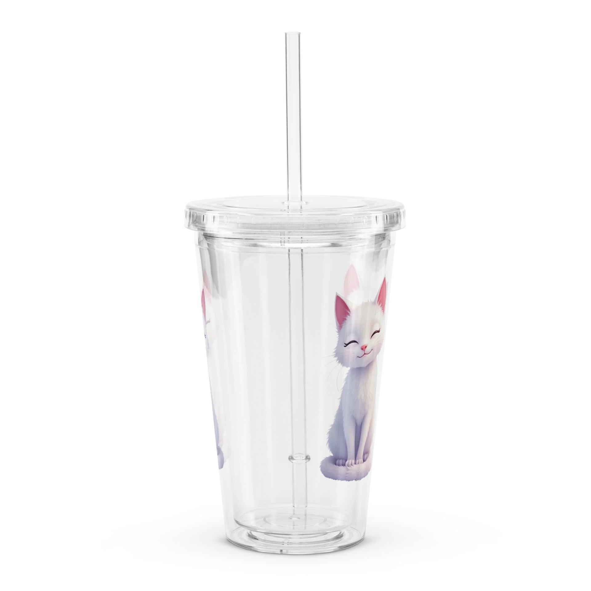 Claudia Double Wall Clear Plastic Tumbler product image (4)