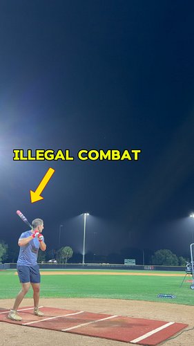 Illegal combat vs regular combat - part 2
#baseball #homerun #viral #fyp