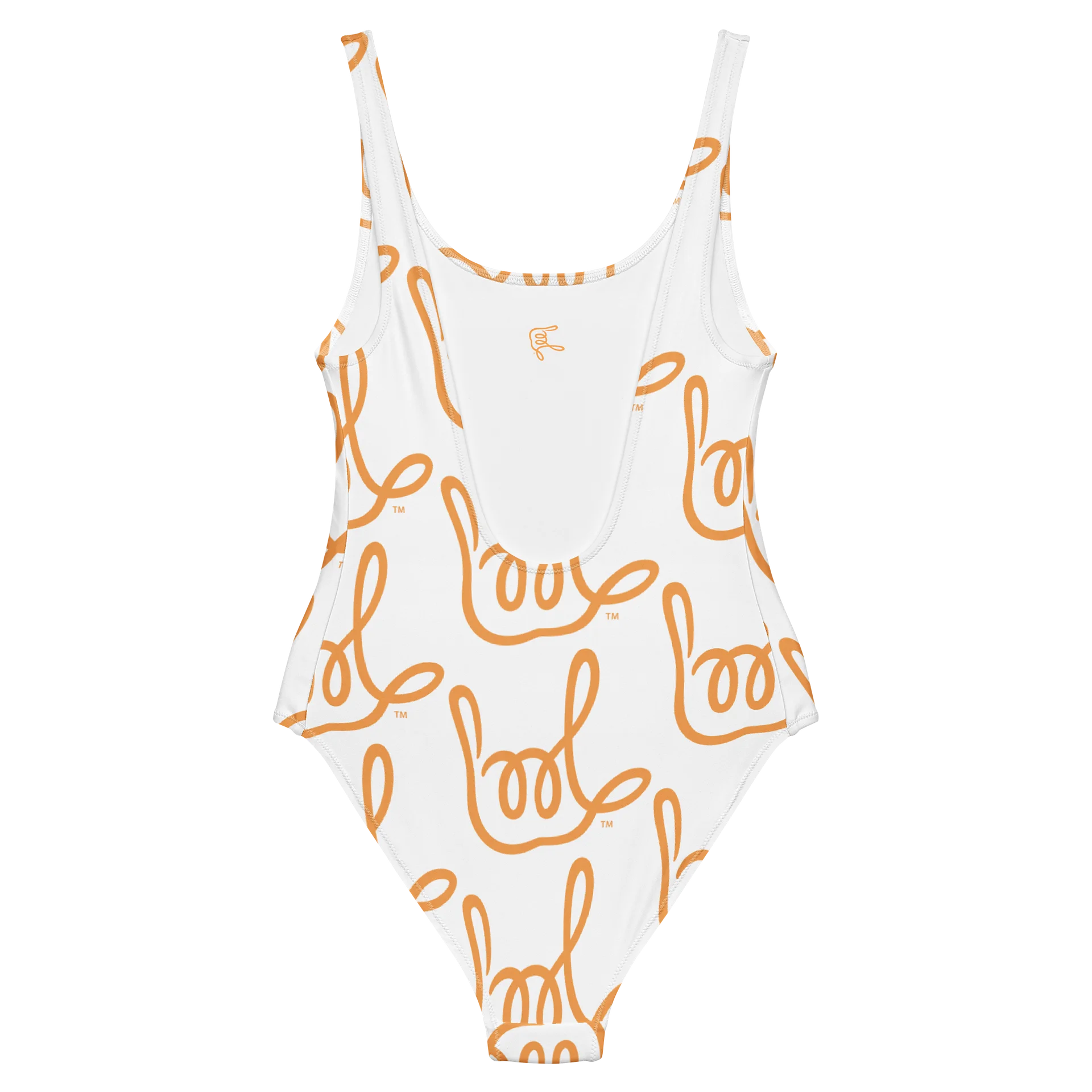 Forever ILY Orange One-Piece Swimsuit product image (6)