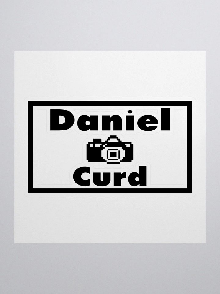 Daniel Curd Productions Black Sticker product image (1)