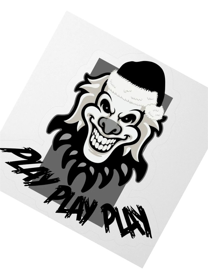The Carn-evil Way PLAY PLAY PLAY Sticker product image (2)