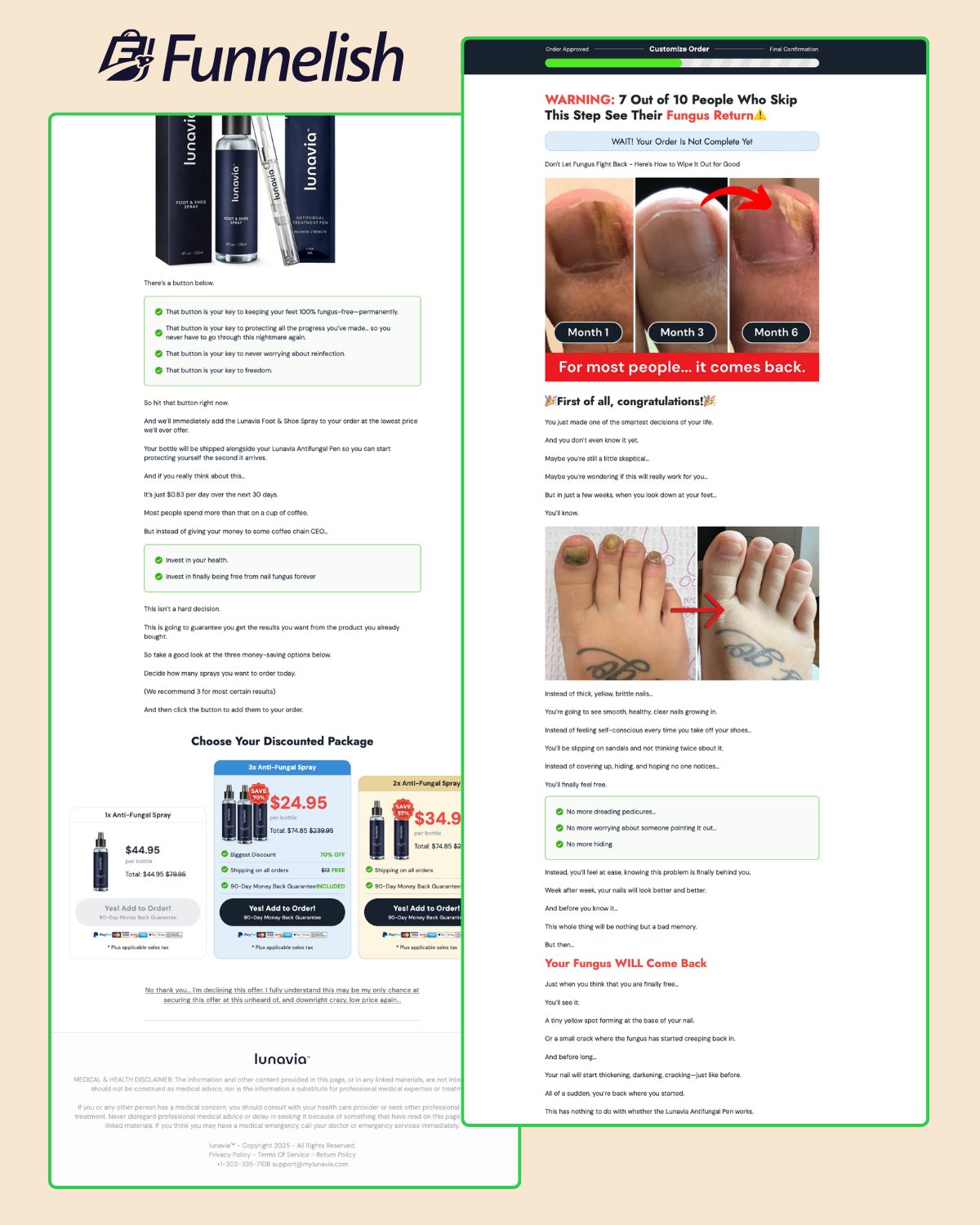 Lunavia Upsell Page | Funnelish Template product image (1)
