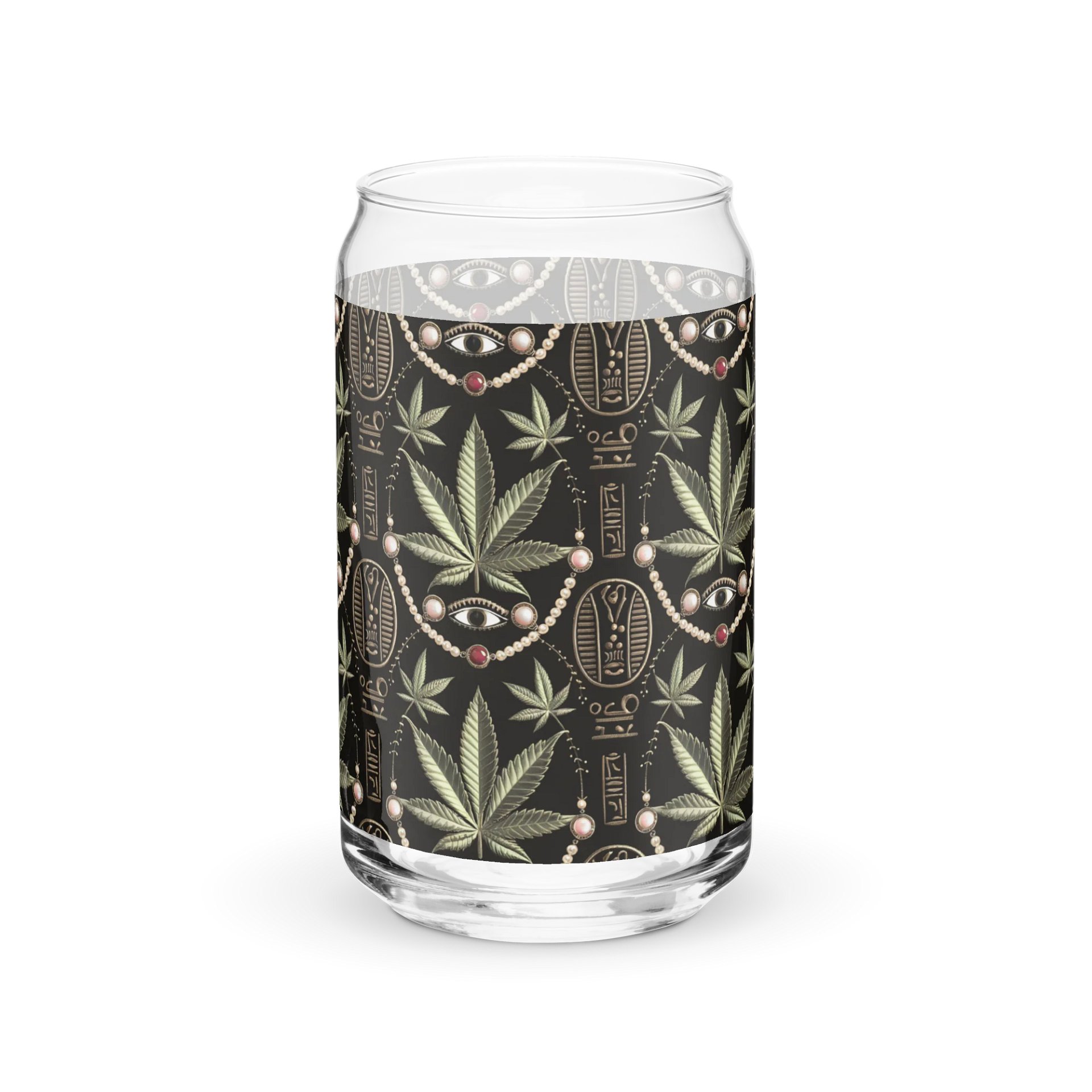 Cannabis - Kush of the Nile - Design | 16oz Can-Shaped Glass product image (2)