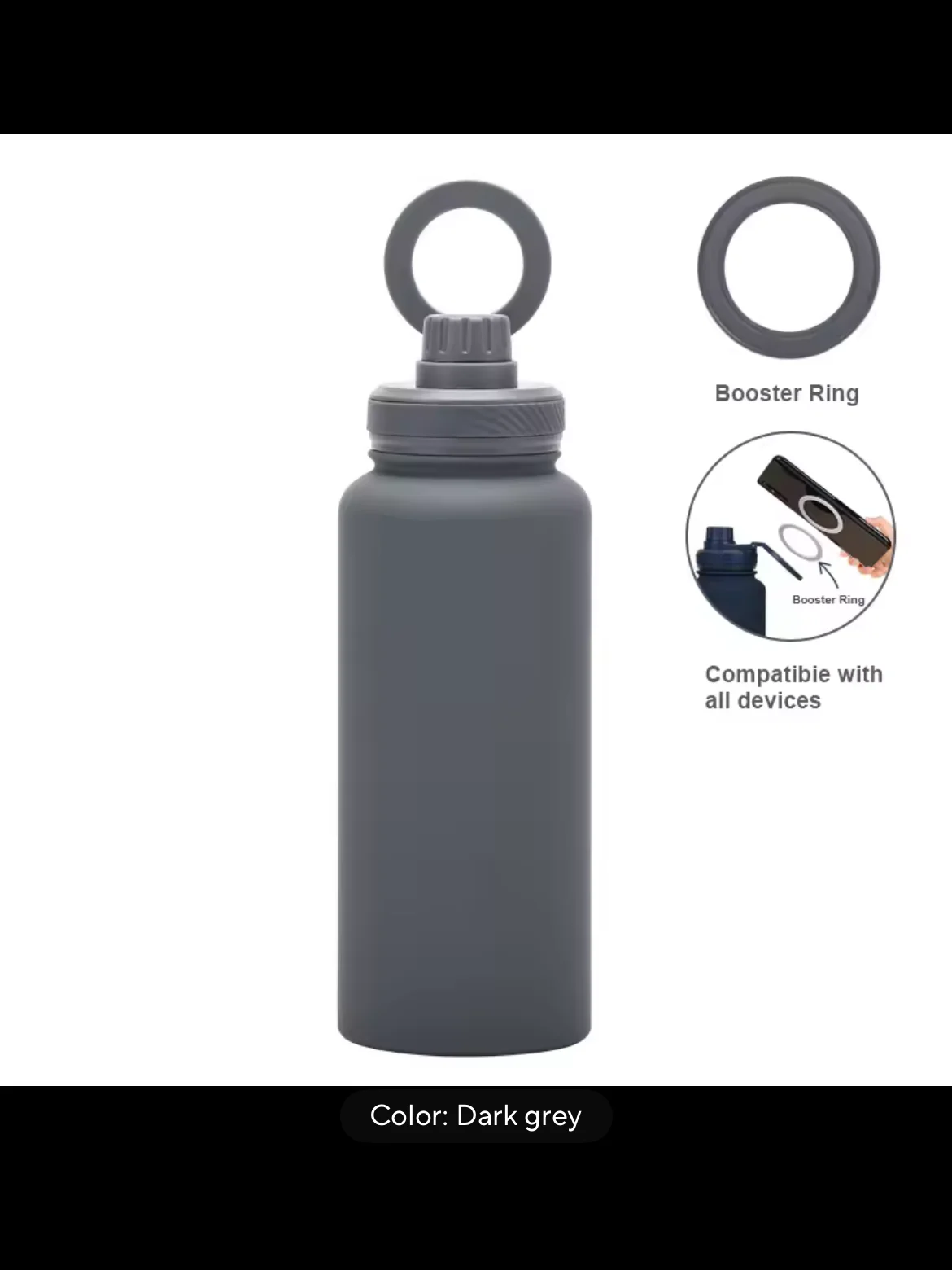 Gray Cloud 🌥️ 32 oz Magnetic Safe Lid product image (1)