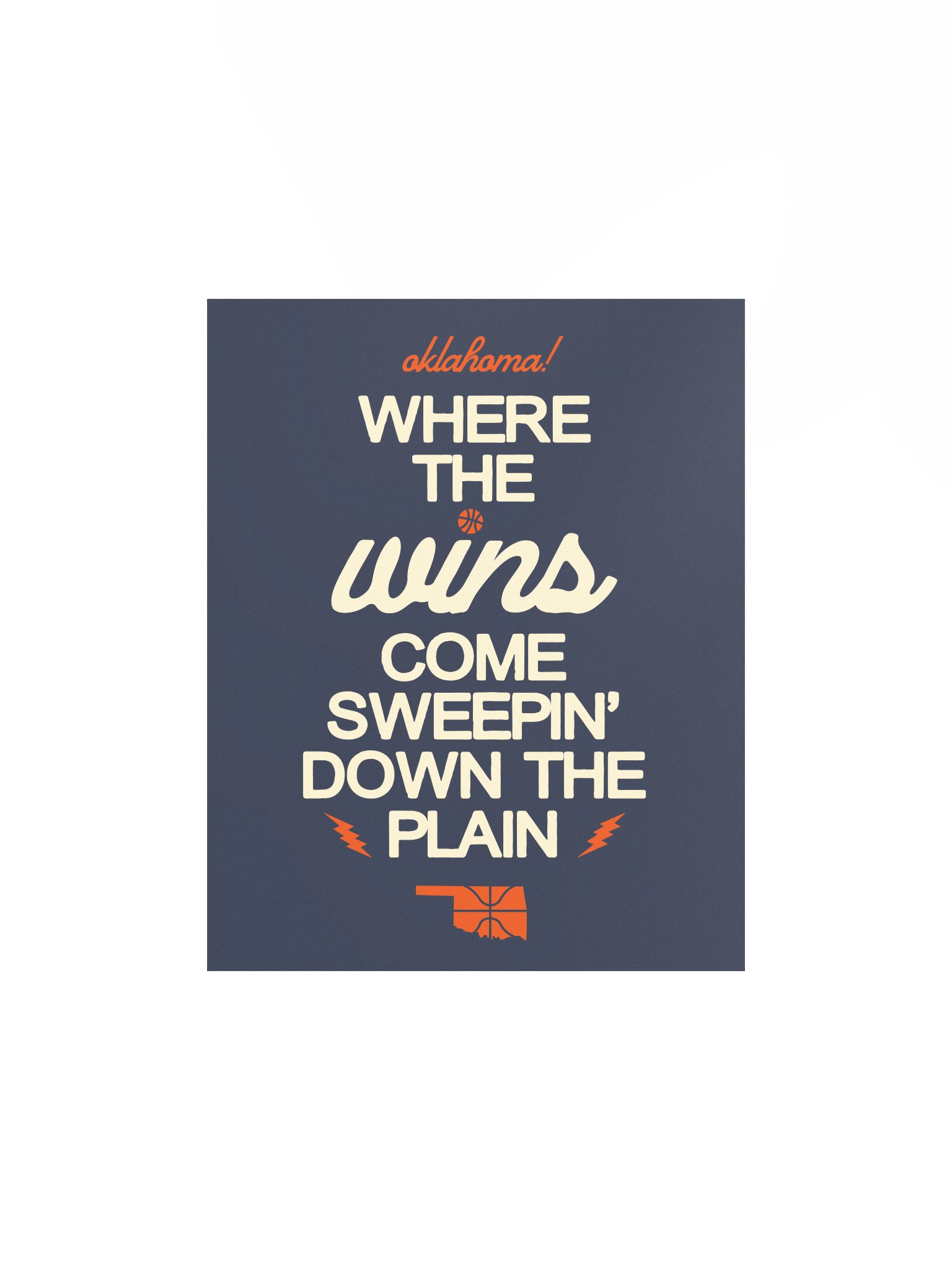 Wins Come Sweepin' Art Print product image (1)