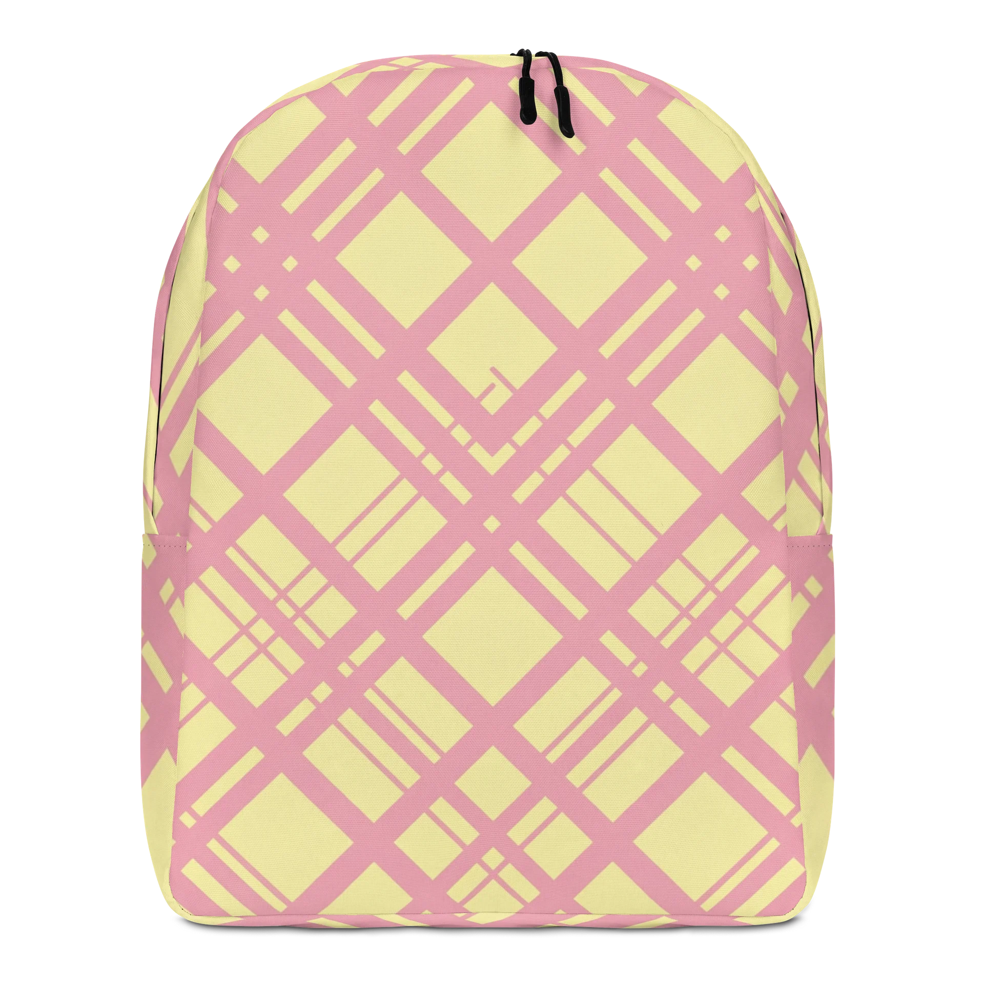 Pink Diamond Geometric Minimalist Backpack product image (1)