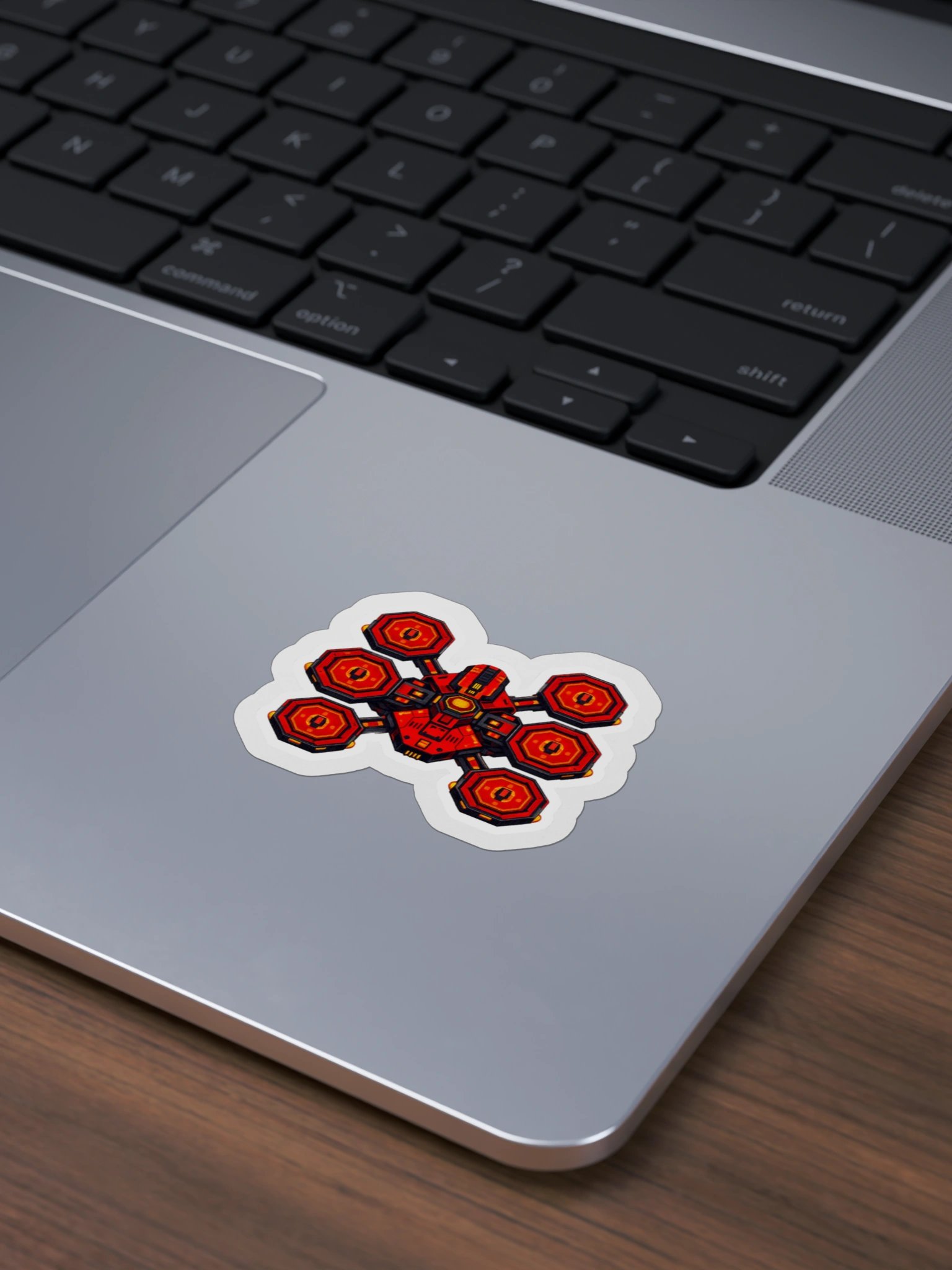 Sector Defense Crimson Raider Die-Cut Sticker product image (1)
