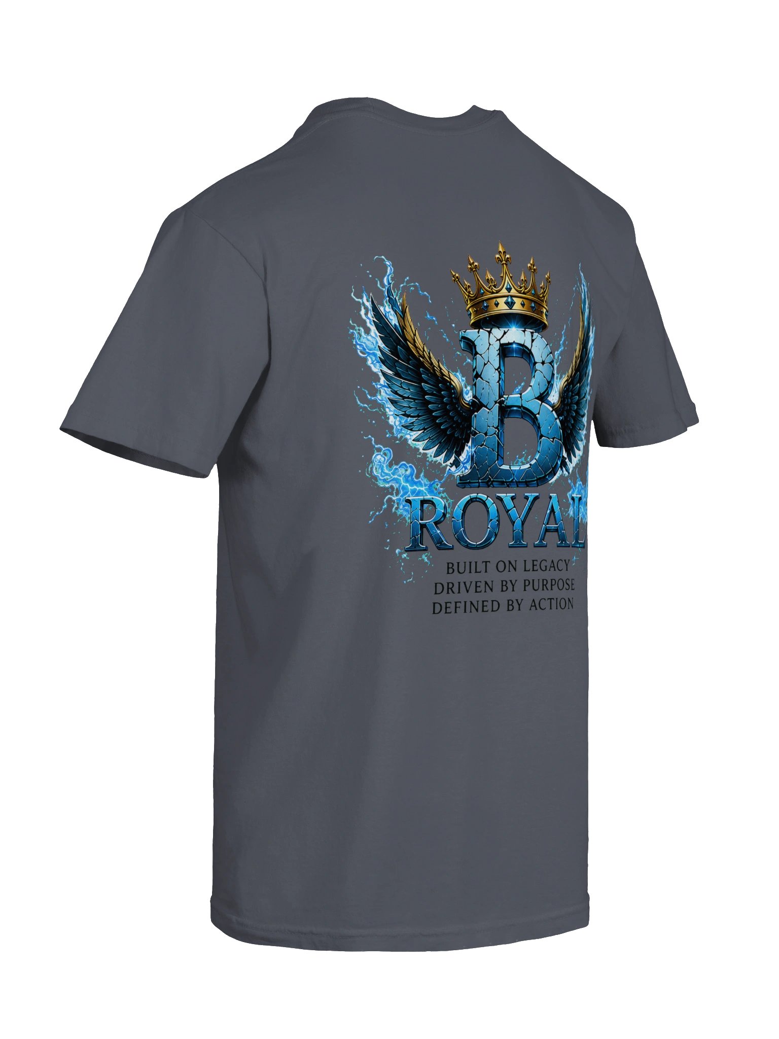 B Royal Blue Winged Tee product image (8)