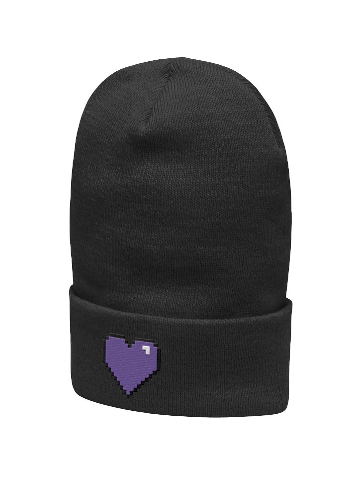 HollyRex Pixel Heart Cuffed Beanie product image (17)