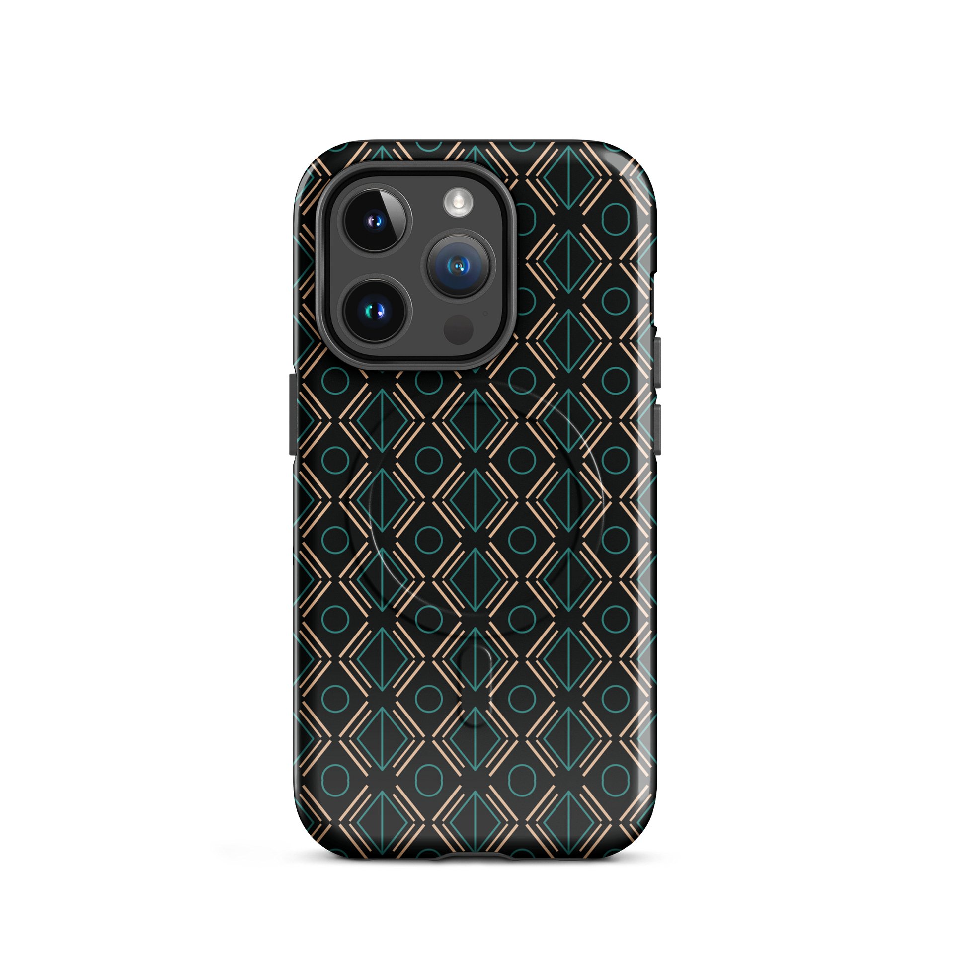 Aura iPhone 17 Tough MagSafe Case - Shockproof Dual-Layer Geometric Protective Cover product image (2)