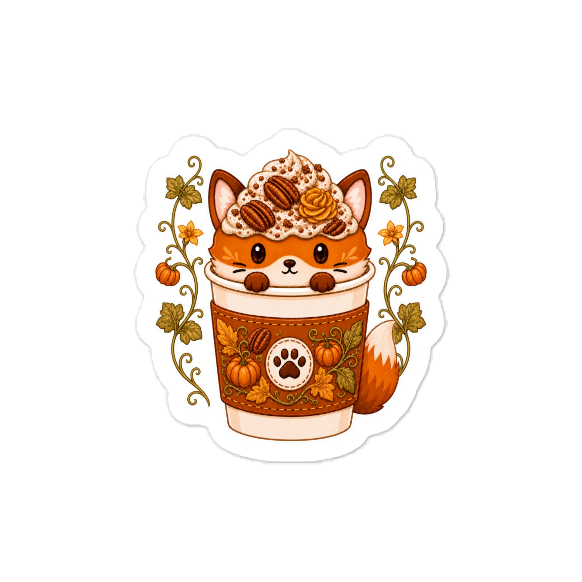 Fox Brew Sticker (Pumpkin Praline) product image (1)