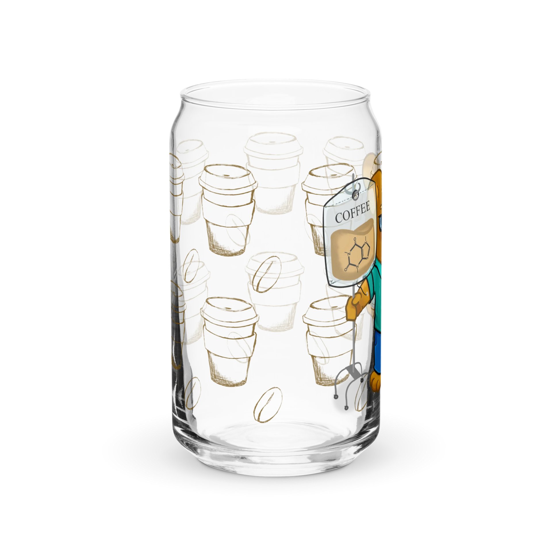 IV Coffee - Glass cup product image (8)