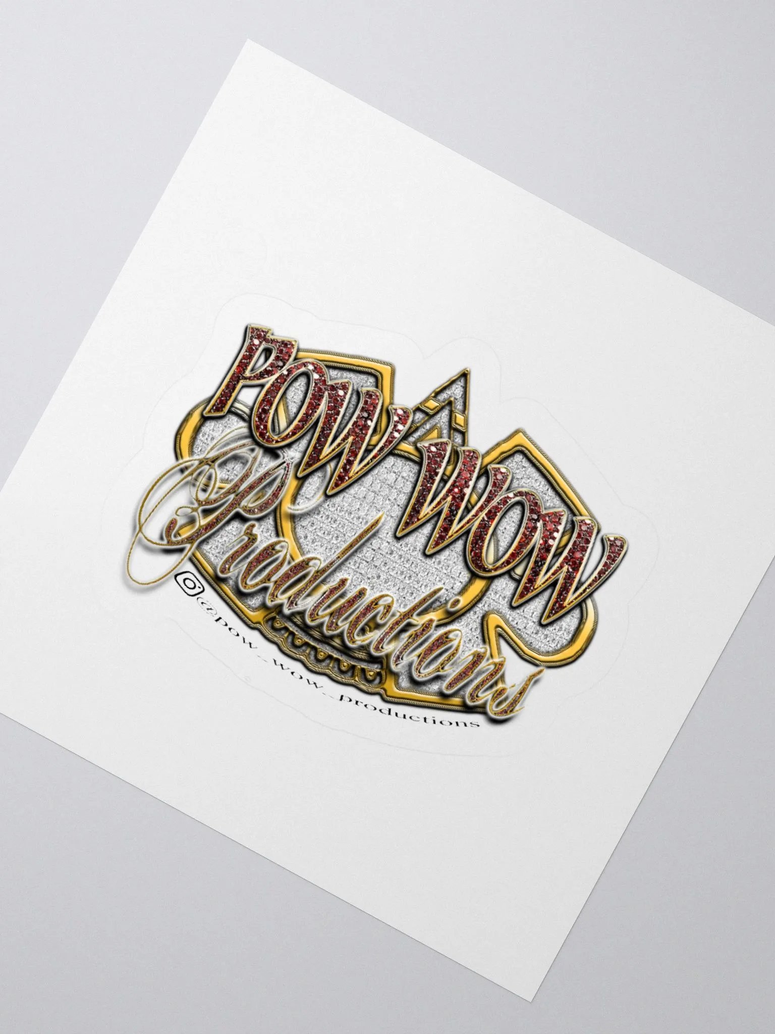 Pow Wow Logo Sticker product image (2)