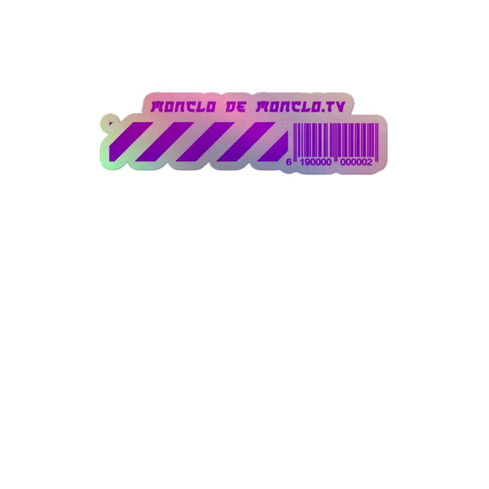 Monclo de Monclo.TV - Holo Sticker product image (1)