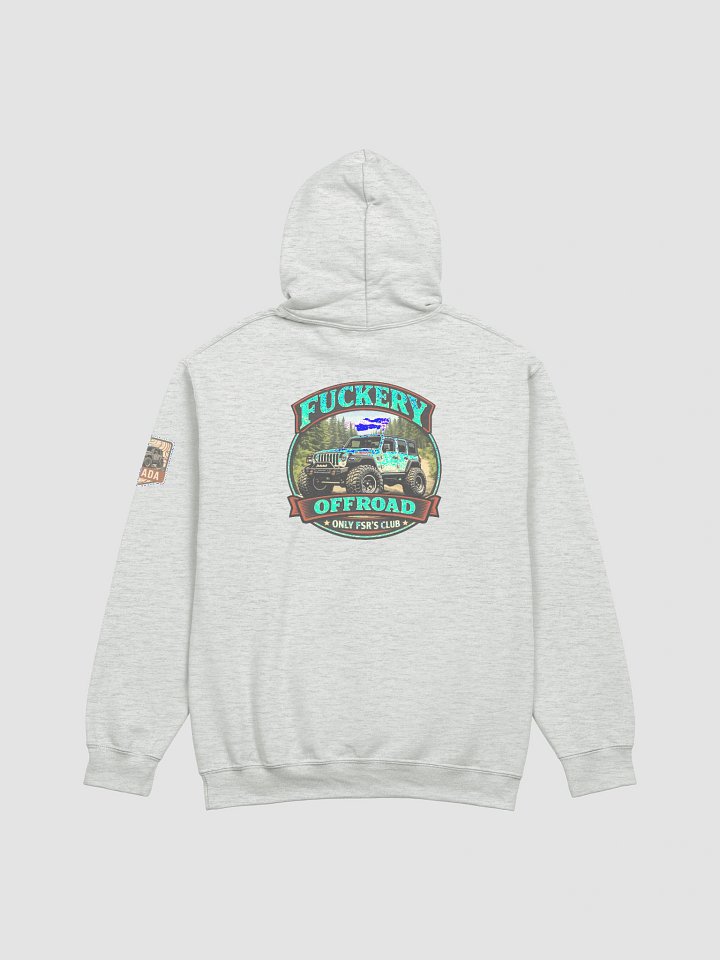 Unixex Hoodie Mall Crawler Club with Jeep Wrangler 4DR product image (11)