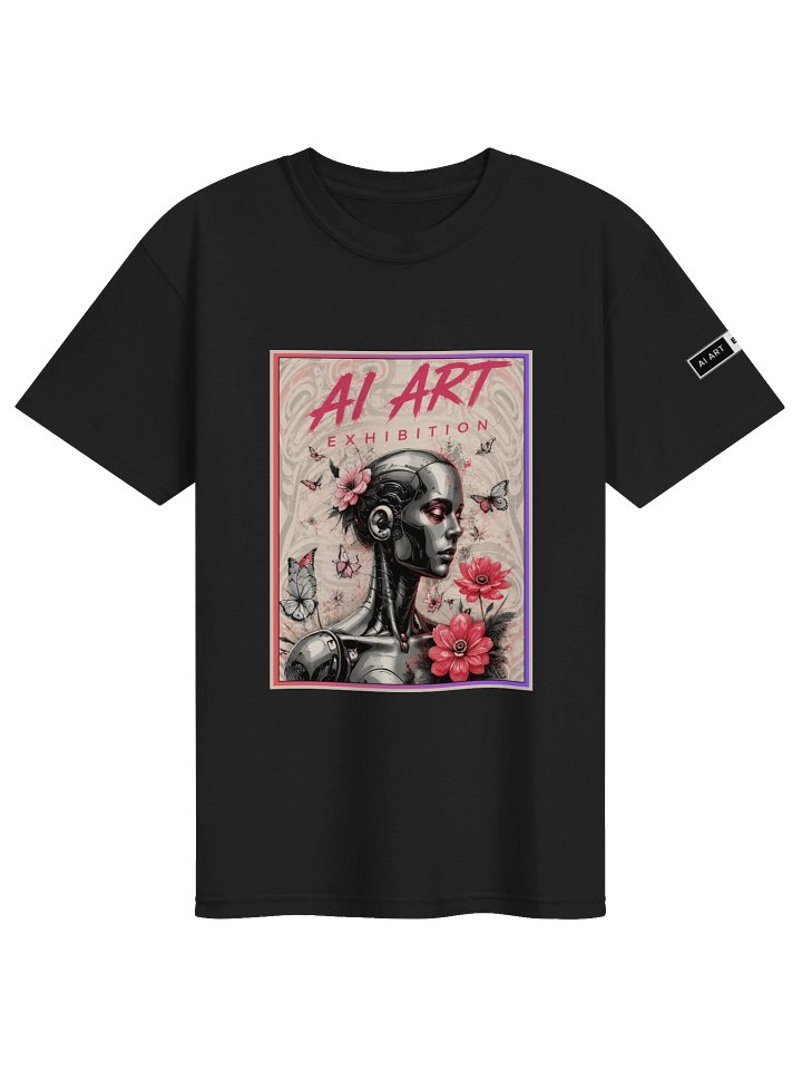 "AI ART EXHIBITION CYBER BLOOM" 100% cotton T-shirt product image (1)