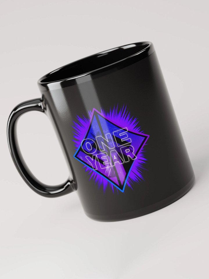 One Year OG Black Glossy Mug product image (2)
