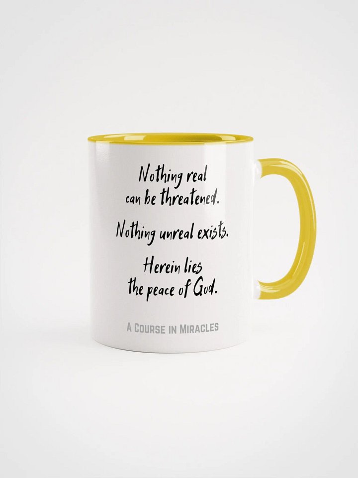 Nothing unreal exists - ACIM Inspirational Mug product image (1)