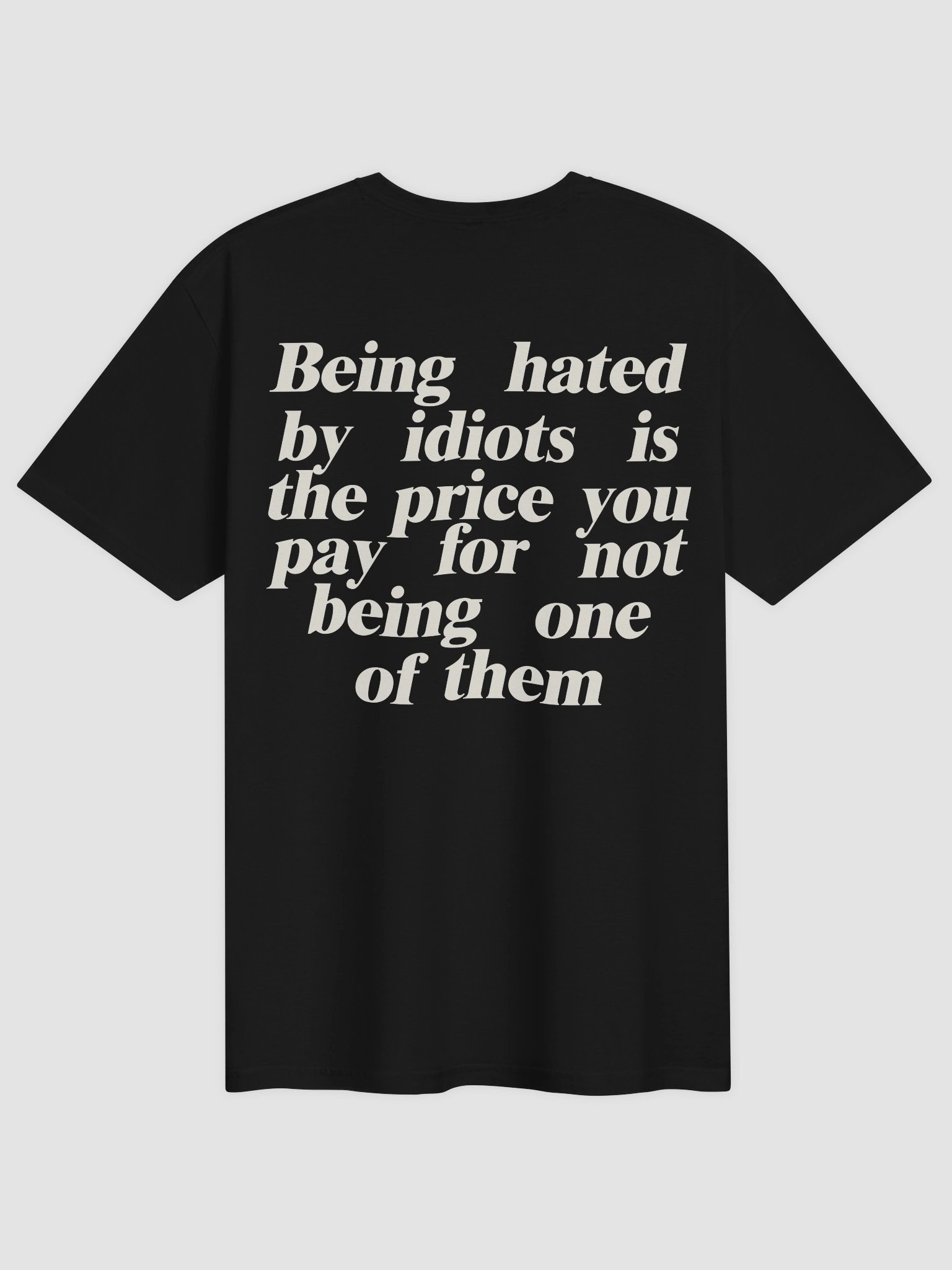 Being Hated by Idiots Tee product image (1)