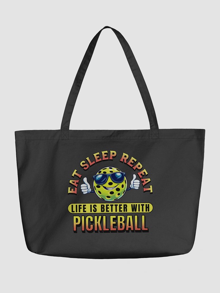Eat Sleep Repeat Pickleball Thumbs Up Vibes Tote Bag product image (2)