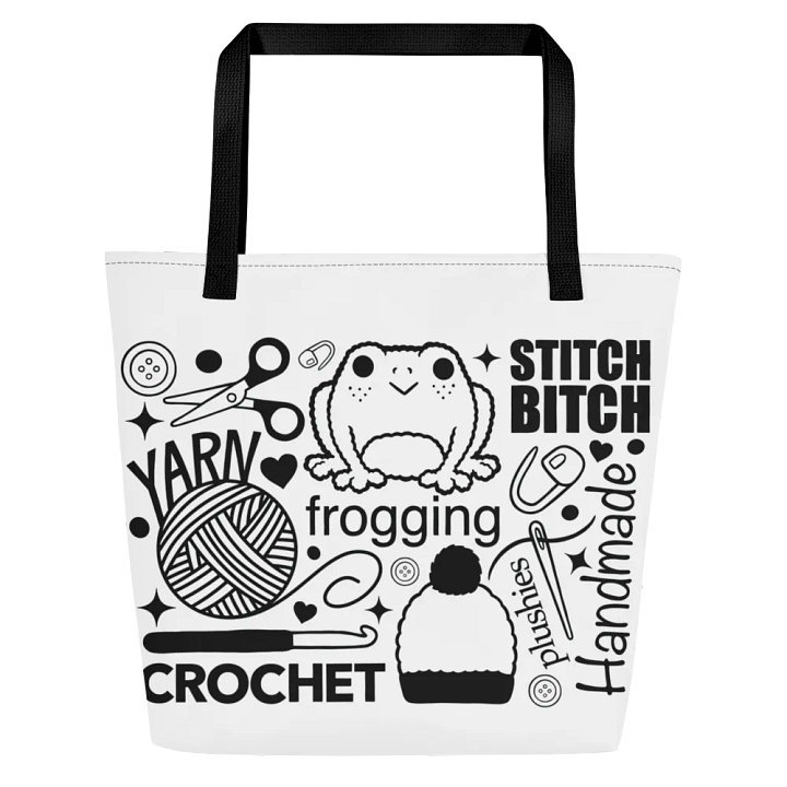 Crochet Doodle Tote Bag product image (2)