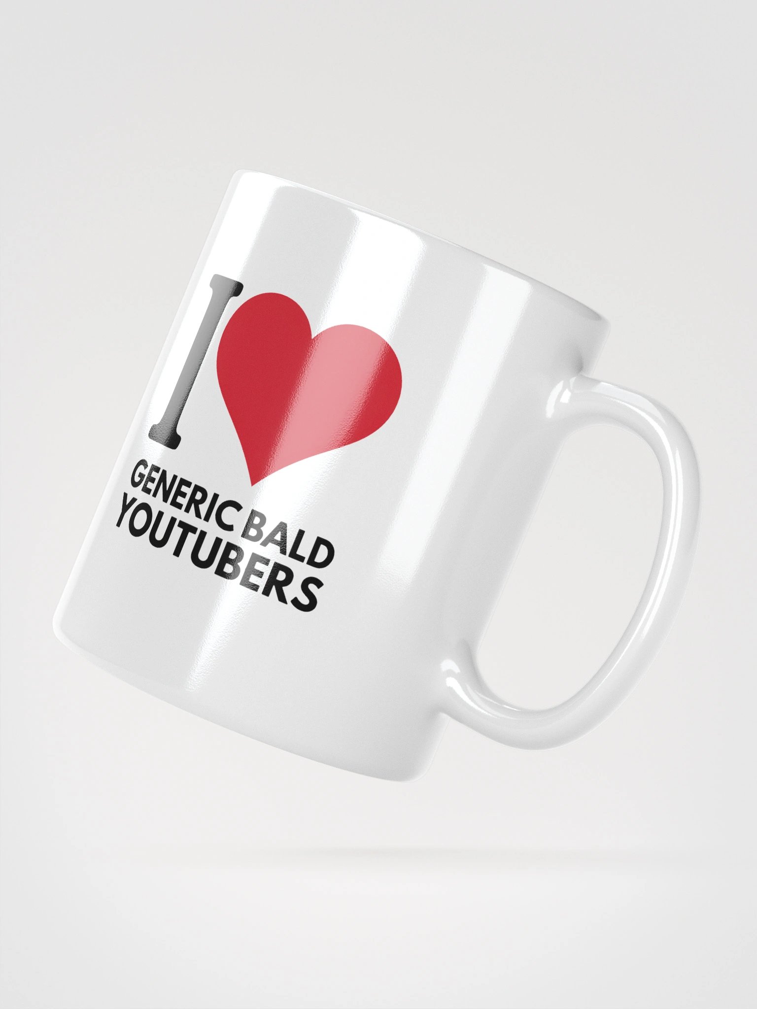 I Love Generic Bald YouTubers Mug product image (3)