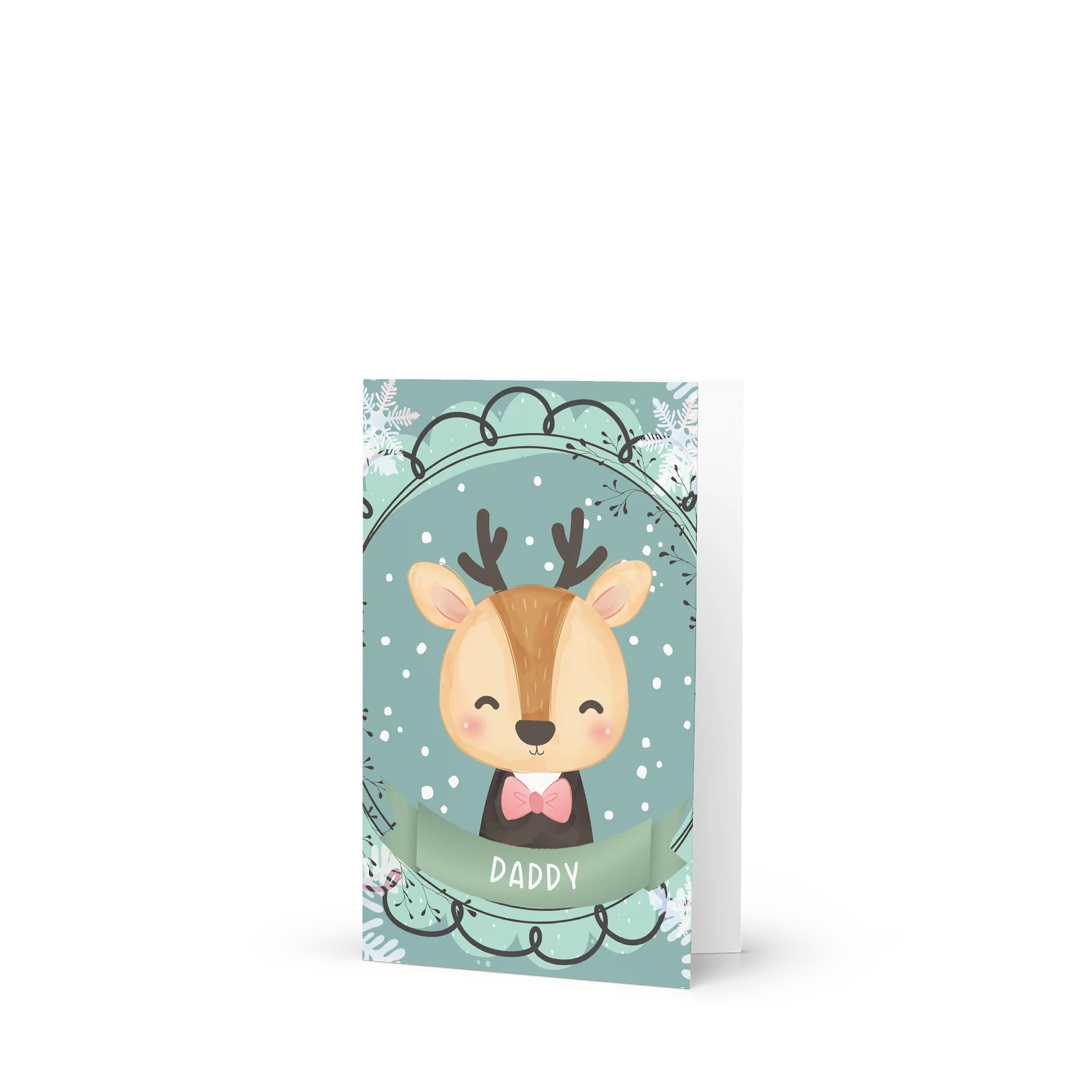 Daddy Deer Cute Christmas Card product image (3)