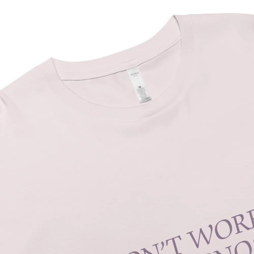 DW, IT'S DIAGNOSED (#8D778F) printed cotton crop top product image (23)