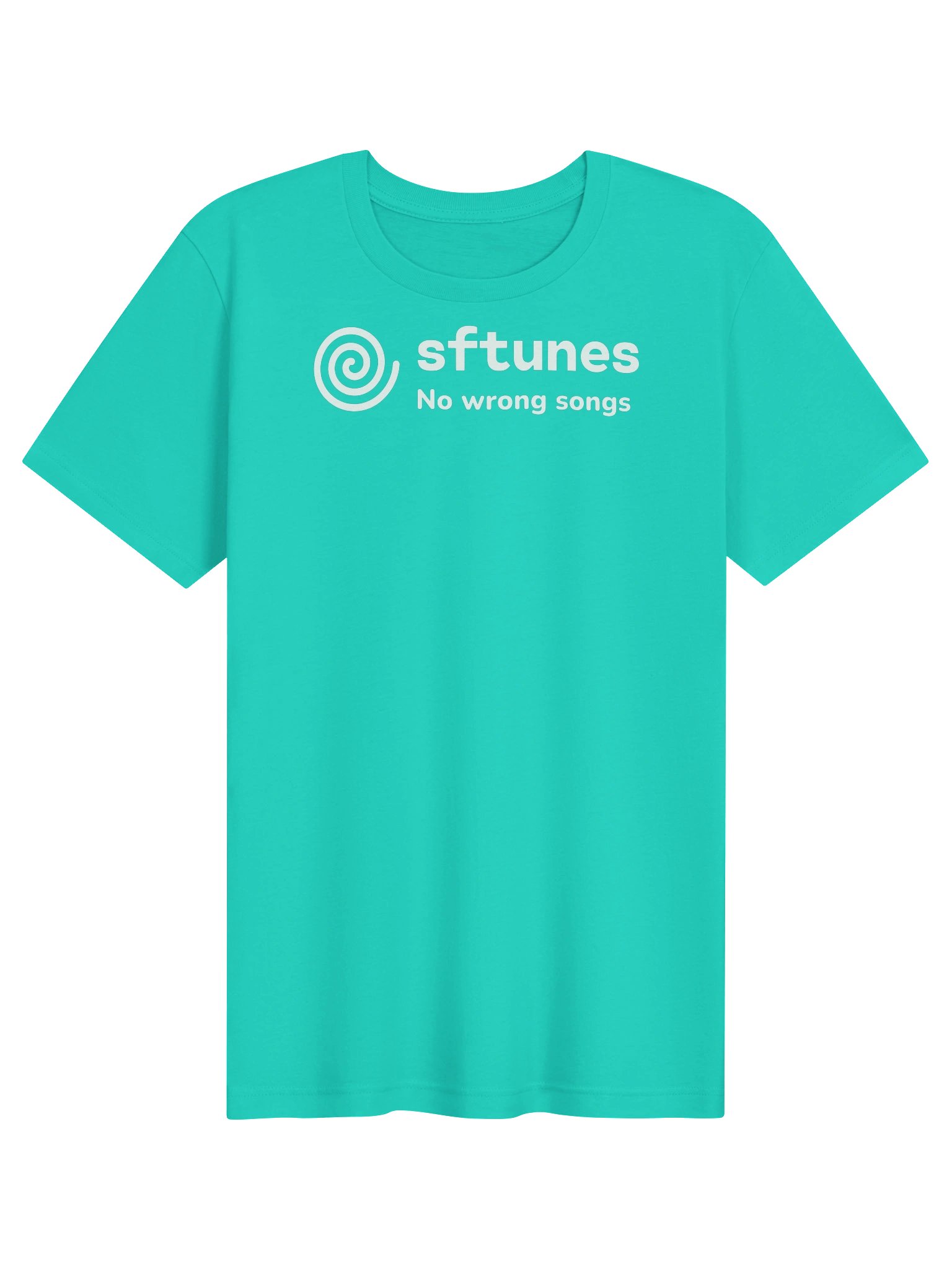 No wrong songs tee (Teal) product image (1)
