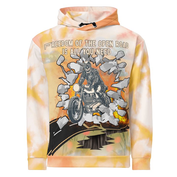 Biker All-Over Print Hoodie | Premium Motorcycle Rider Hoodie product image (1)
