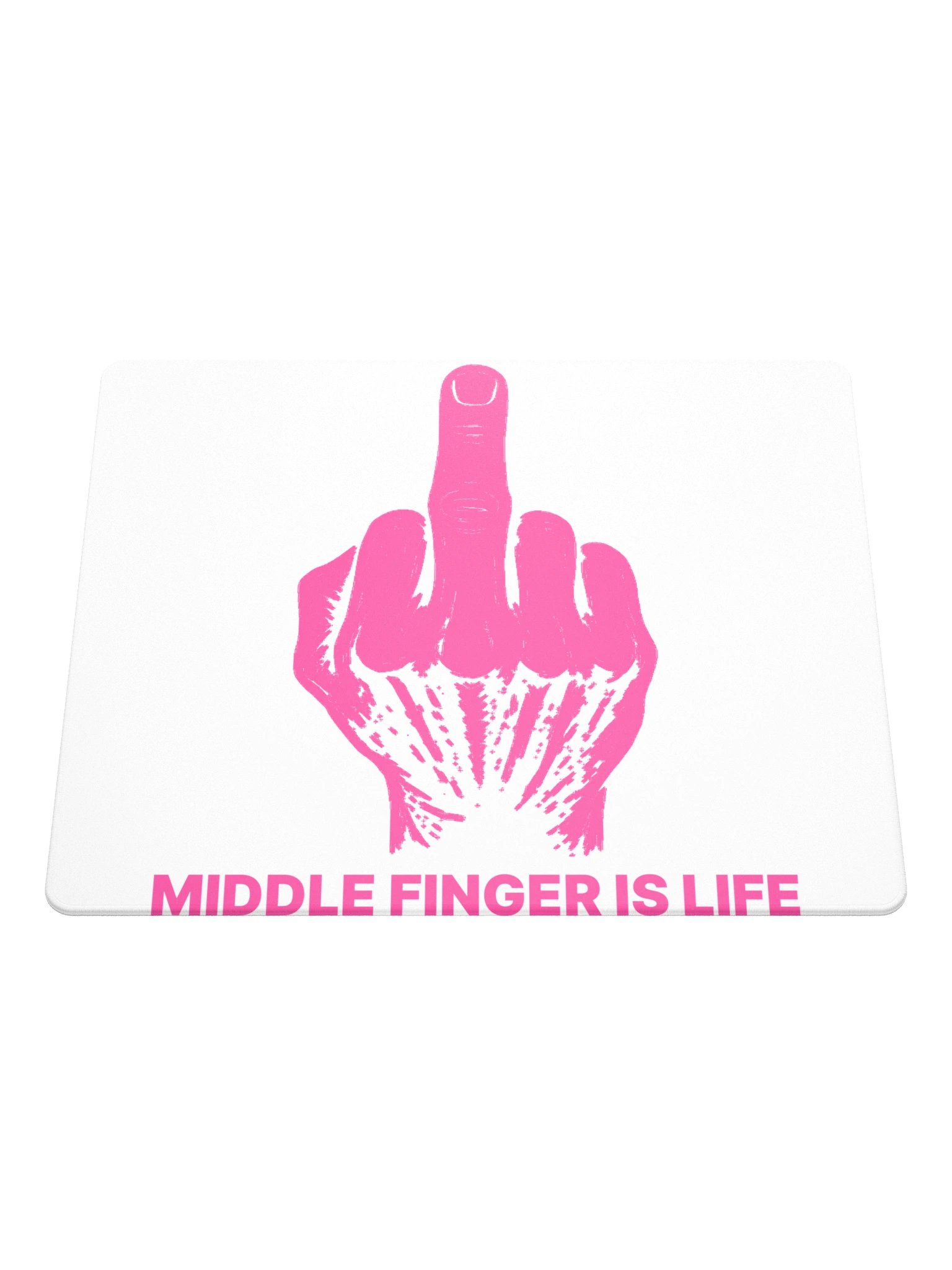 No ShopCo | Gaming Mouse Pad - Pink on White product image (1)