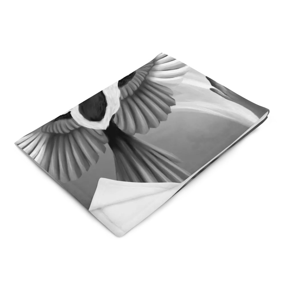 The Magpie Tree Throw Blanket product image (5)