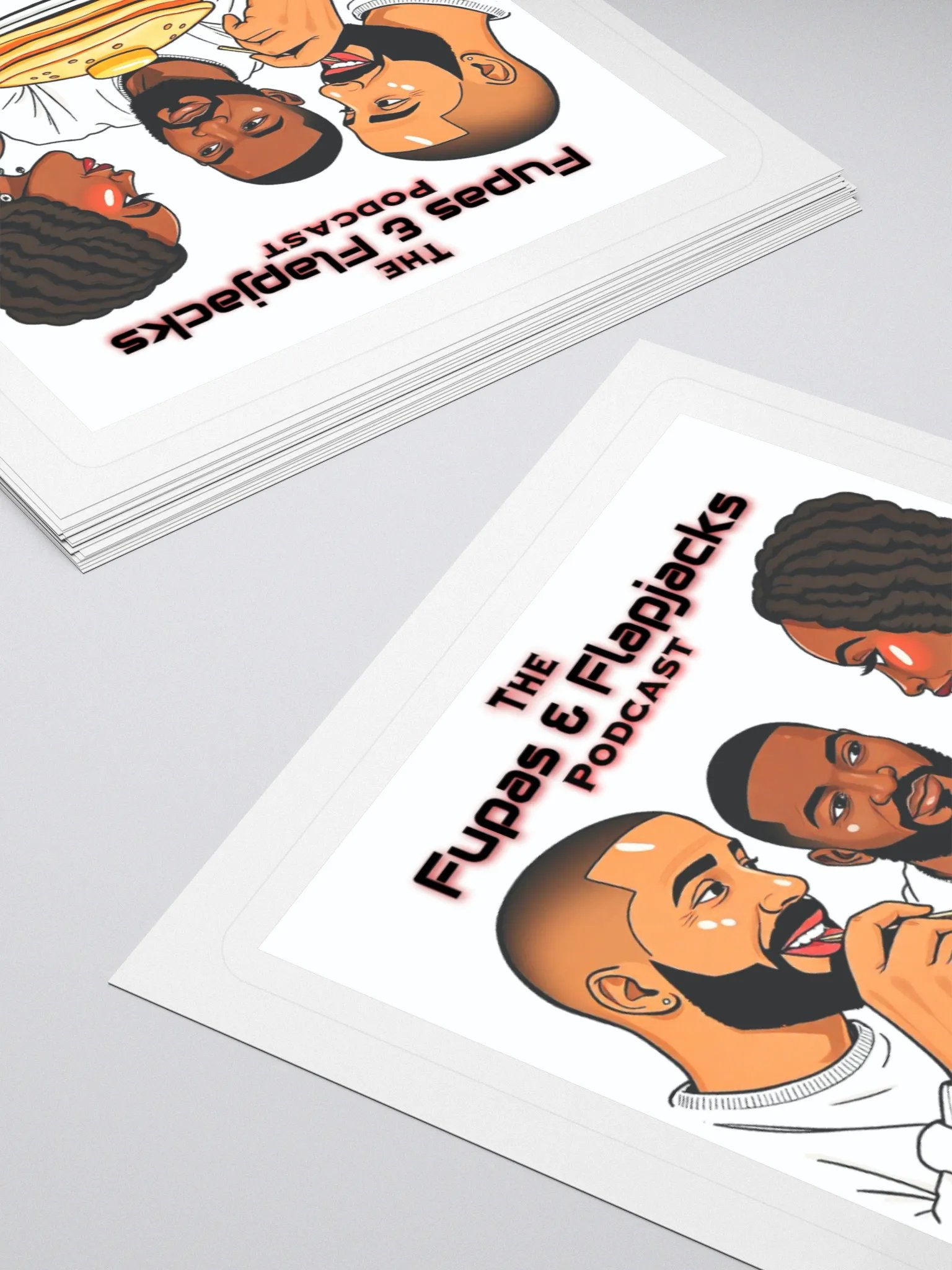 Fupas And Flapjacks Podcast Sticker product image (7)