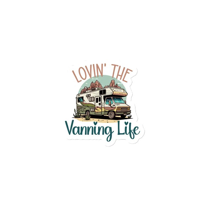Lovin' the Vanning Life Die-Cut Magnet product image (2)