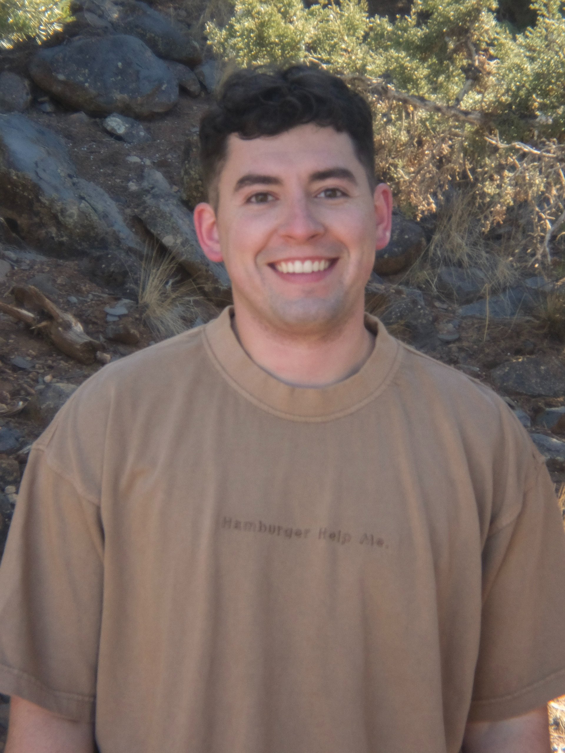 Hamburger Help Me Embroidered Tee product image (6)