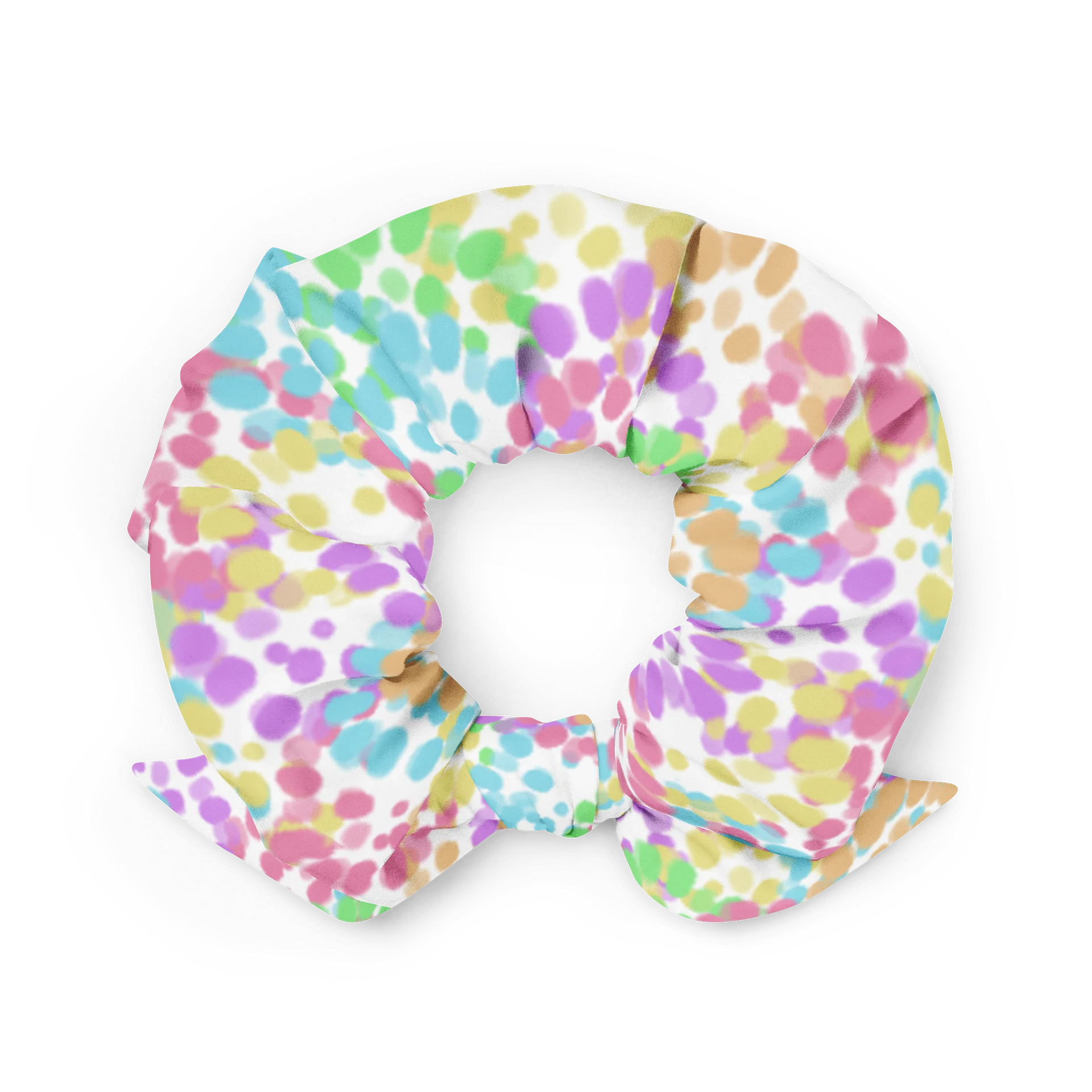 Spotty Scrunchie (White) product image (2)