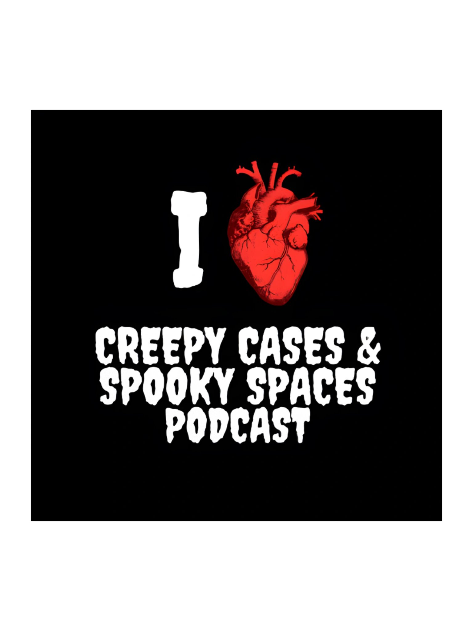 Creepy Cases & Spooky Spaces Sticker product image (1)