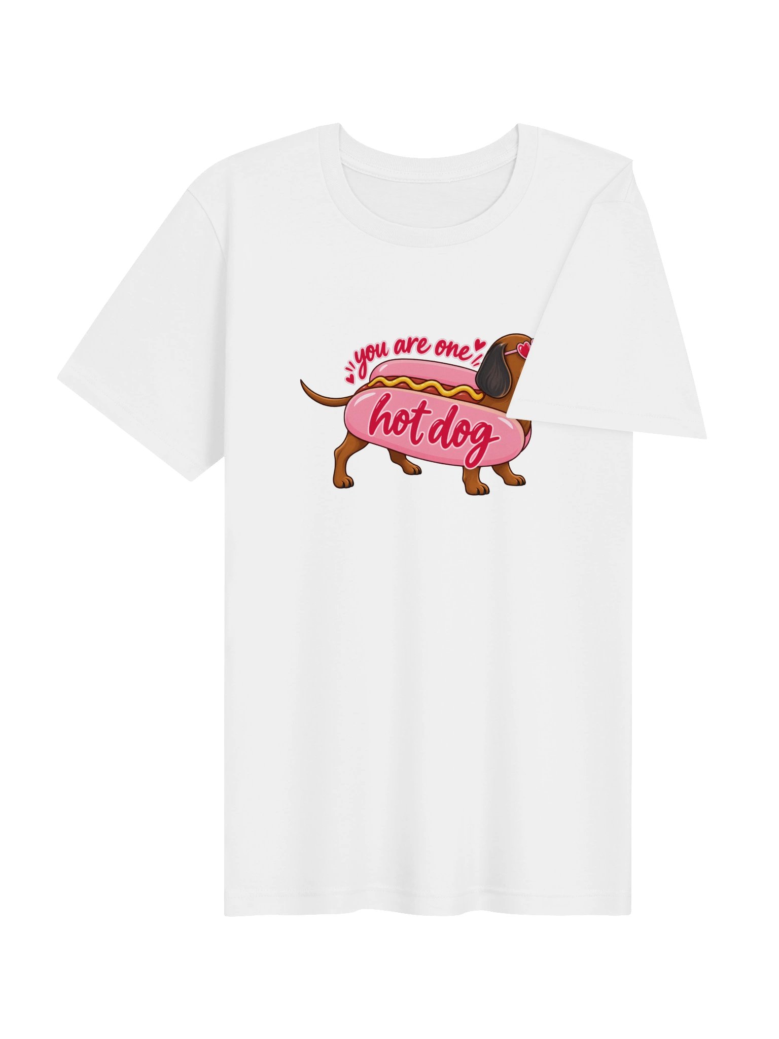 One Hot Dog Dachshund Tee product image (4)