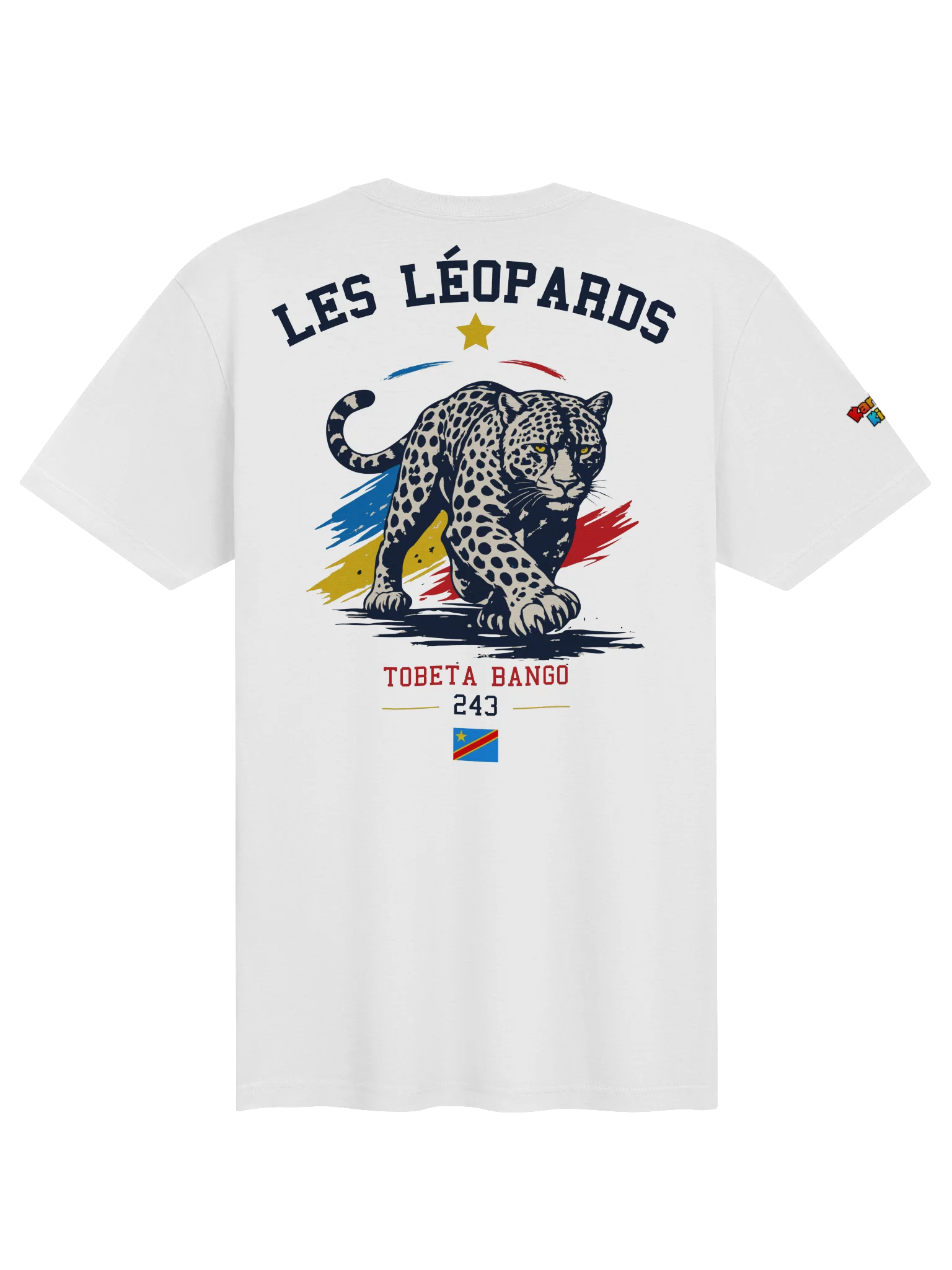 Les Léopards "Tobeta Bango" 243 Premium Tee – White Edition product image (2)
