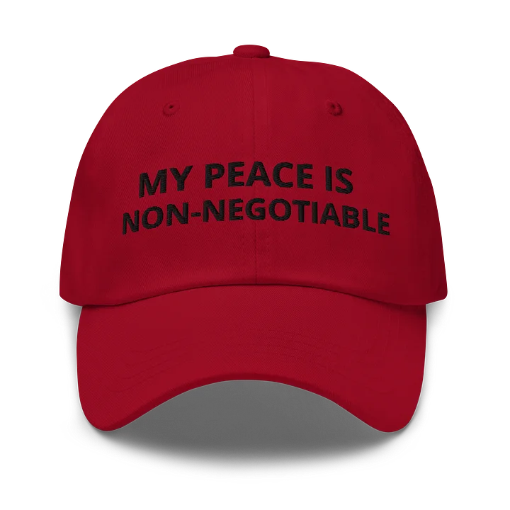 My Peace Is Non-Negotiable Cap product image (1)