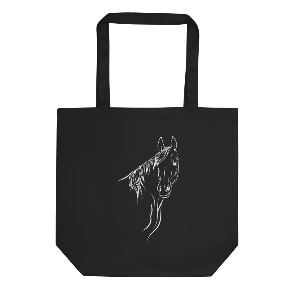 White Horse Tote Bag product image (1)