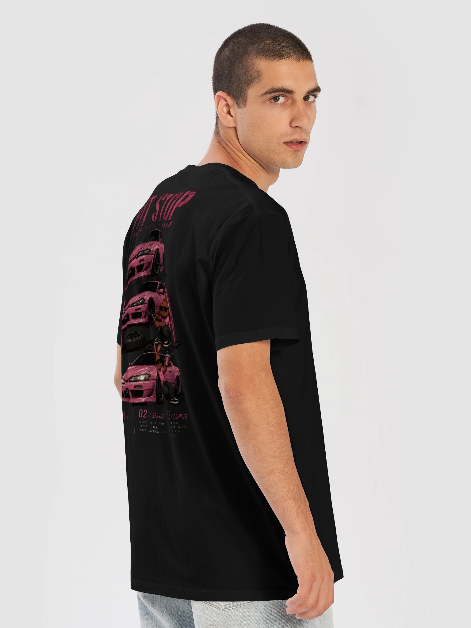 Cool Rabbit Tire Shop Tee product image (31)