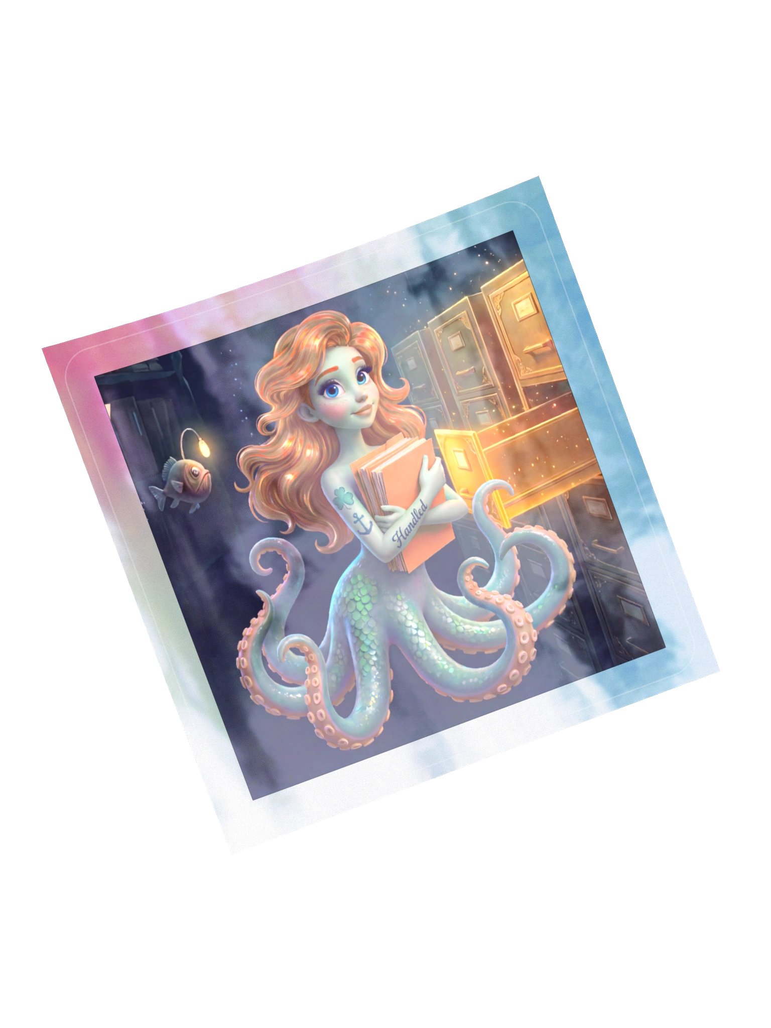 Handled's Ella holographic sticker product image (5)