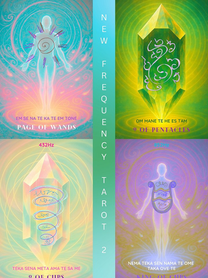 78 Tarot Cards ~ New Frequency Tarot product image (2)