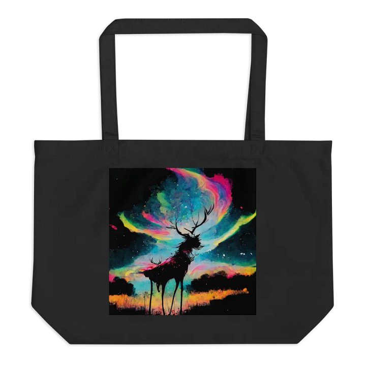 Starry Stag Organic Tote Bag product image (1)