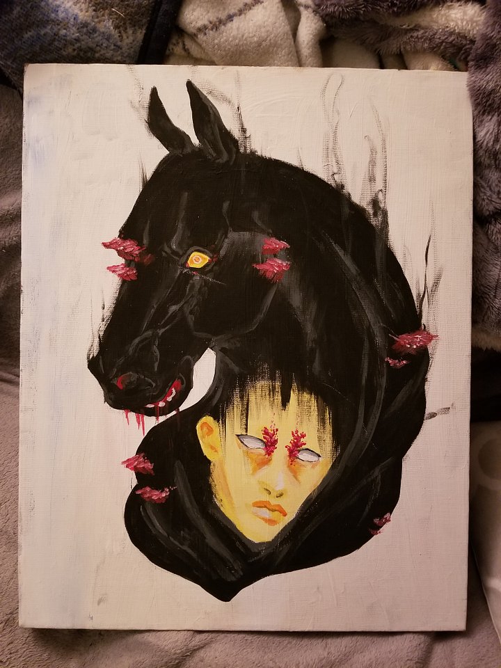 Distraught Rider Painting product image (1)