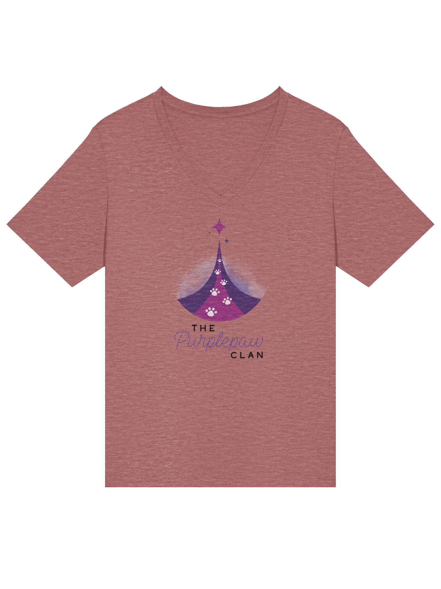 Purplepaw Clan Logo V-Neck product image (6)