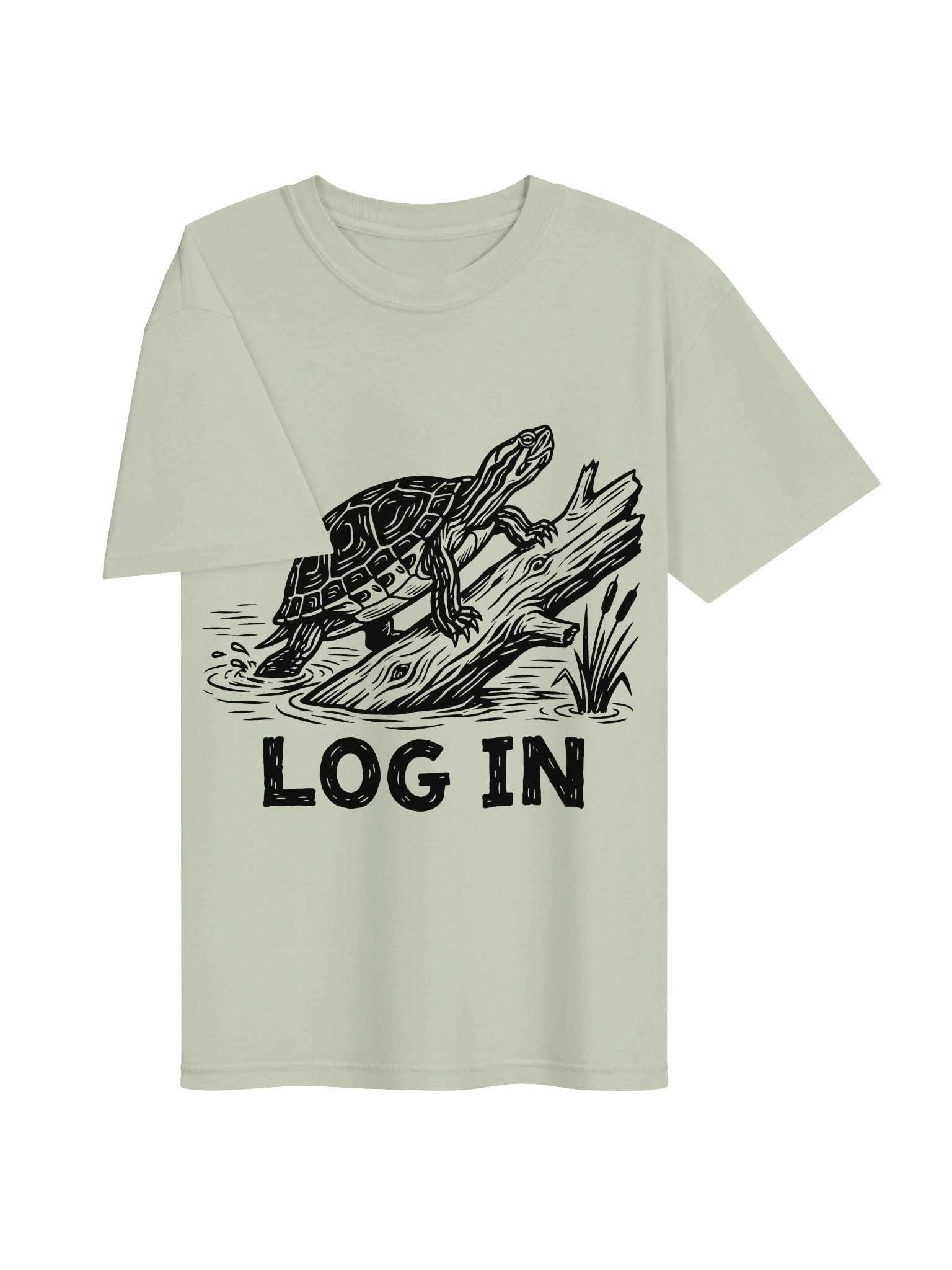 Log In, Log Out Turtle Tee product image (3)